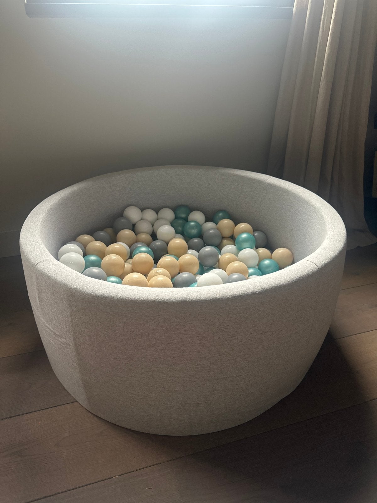 Ballenbak met ballen - Grijs blauw, Ophalen, Gebruikt, Overige typen