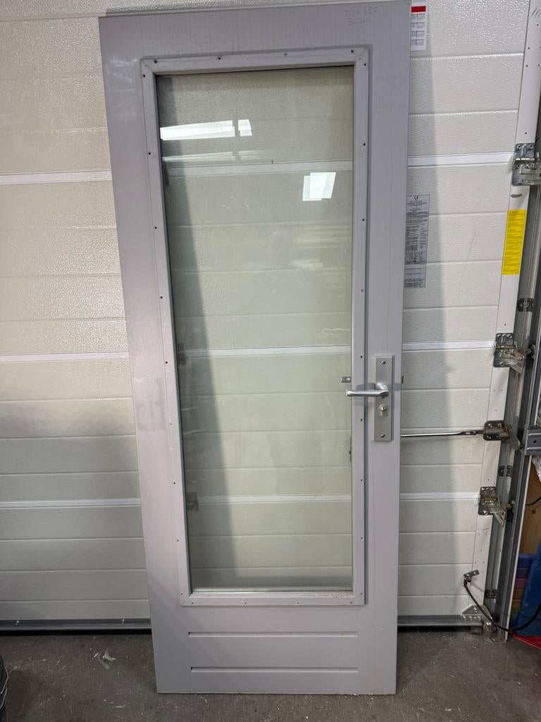 Hardhouten deur .. nieuw !!!, Ophalen, 80 tot 100 cm, Nieuw, Buitendeur
