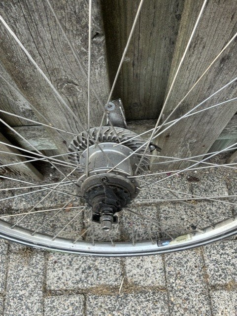 achterwiel fiets 8 versnellingen Nexus, Fietsen en Brommers, Fietsonderdelen, Elektrische fiets, Zo goed als nieuw, Aluminium