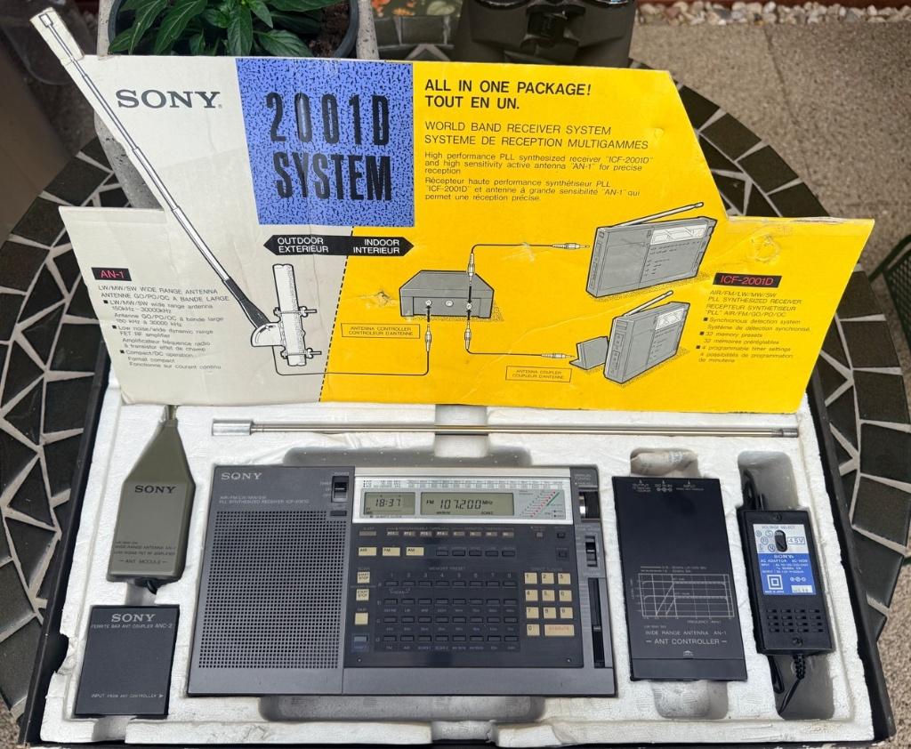 Sony ICF-2001D system kit, Ophalen of Verzenden, Gebruikt, Ontvanger