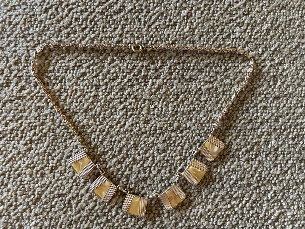 Ketting, Sieraden, Tassen en Uiterlijk, Ophalen of Verzenden, Zo goed als nieuw, Overige kleuren, Overige materialen