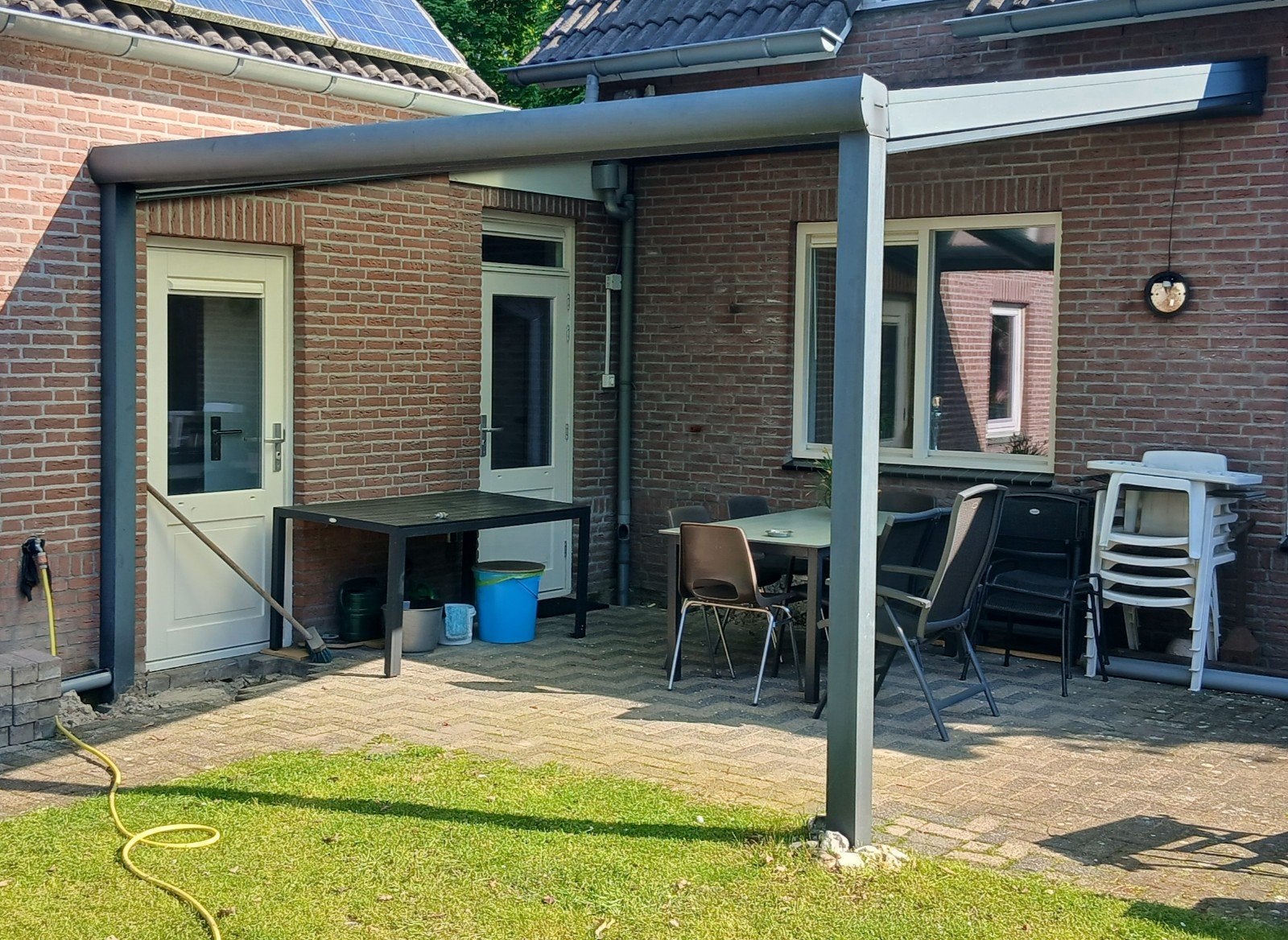 Aluminium veranda-overkapping, Tuin en Terras, Overkappingen, Ophalen, Veranda