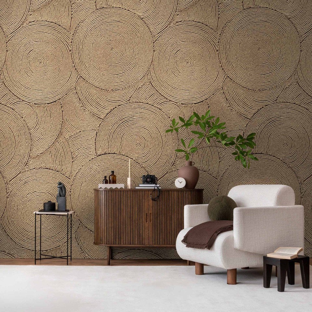 1 rol Vliesbehang - Vibes & Styles - Metropolitan Stories, Huis en Inrichting, Materiaallook, Overige merken, Beige, Modern