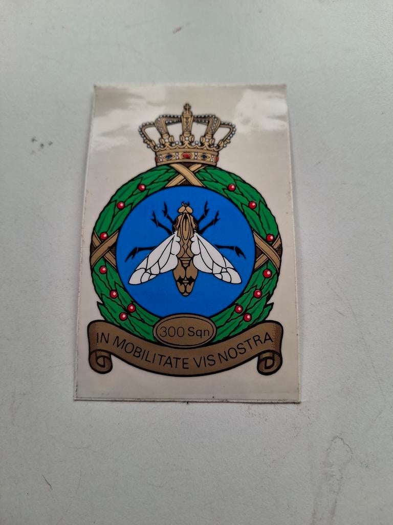 Sticker 300 sqn, Ophalen of Verzenden, Luchtmacht, Nederland, Embleem of Badge