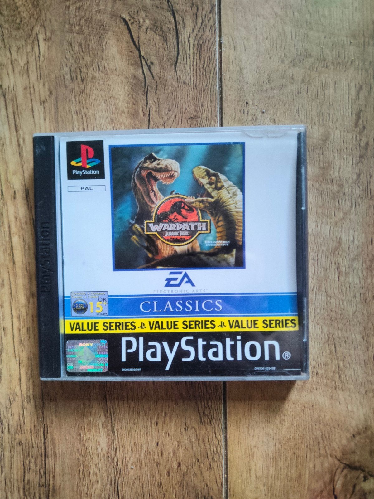 PS1 spel - Jurassic Park Warpath, Avontuur en Actie, 1 speler, Ophalen of Verzenden, Zo goed als nieuw