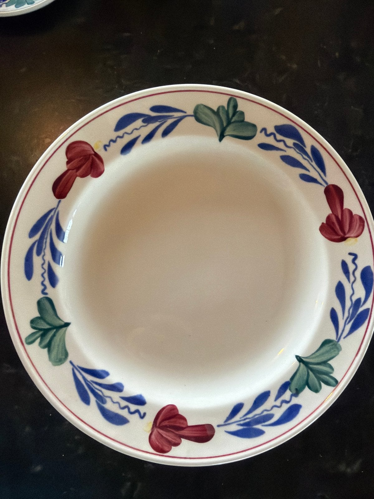 Boerenbont borden - Royal Boch - Handgeschilderd, Huis en Inrichting, Keuken | Servies, Ophalen, Keramiek, Landelijk/Boerenbont
