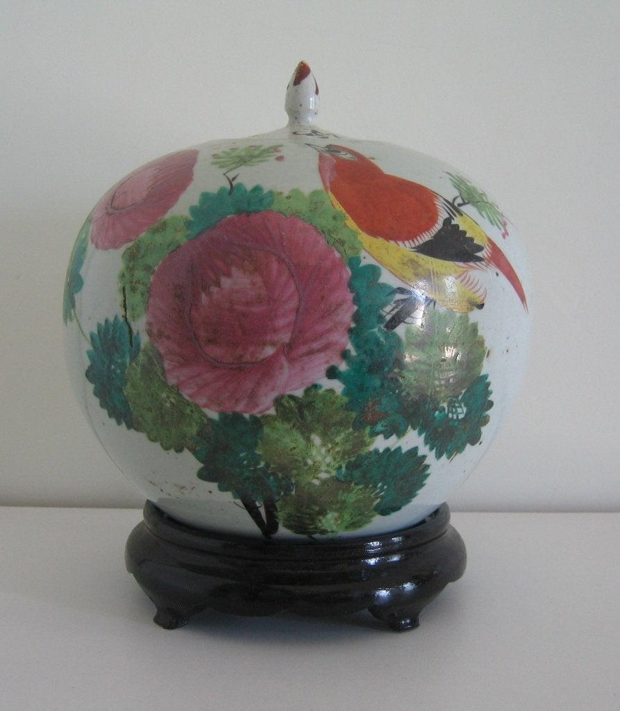 Antiek porseleinen Chinese gemberpot  -  2057, China, Ophalen