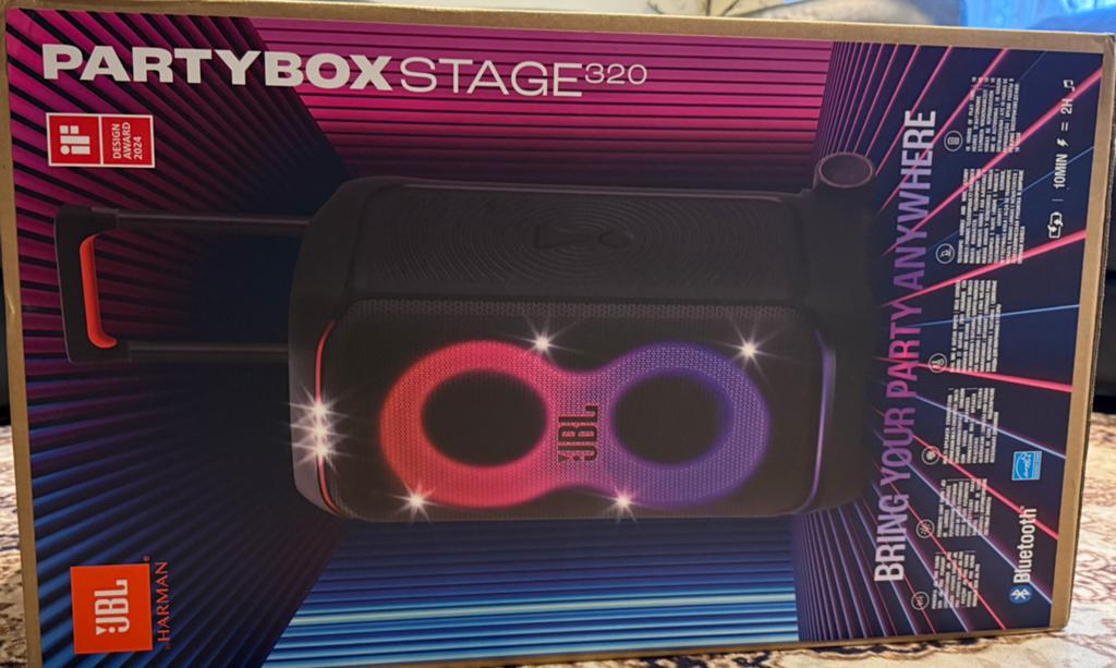 Jbl party box stage 320 nieuw - in doos, Audio, Tv en Foto, Luidsprekers, JBL, Overige typen, Nieuw, Ophalen of Verzenden