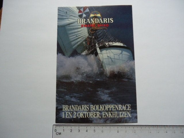 sticker oud Brandaris zware shag Enkhuizen schip scheepvaart, Verzenden, Zo goed als nieuw, Bedrijf of Vereniging