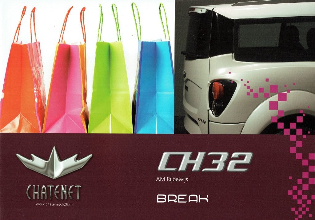 Folder Chatenet CH32 Break (brommobiel - ca.2013), Verzenden, Gelezen, Overige merken