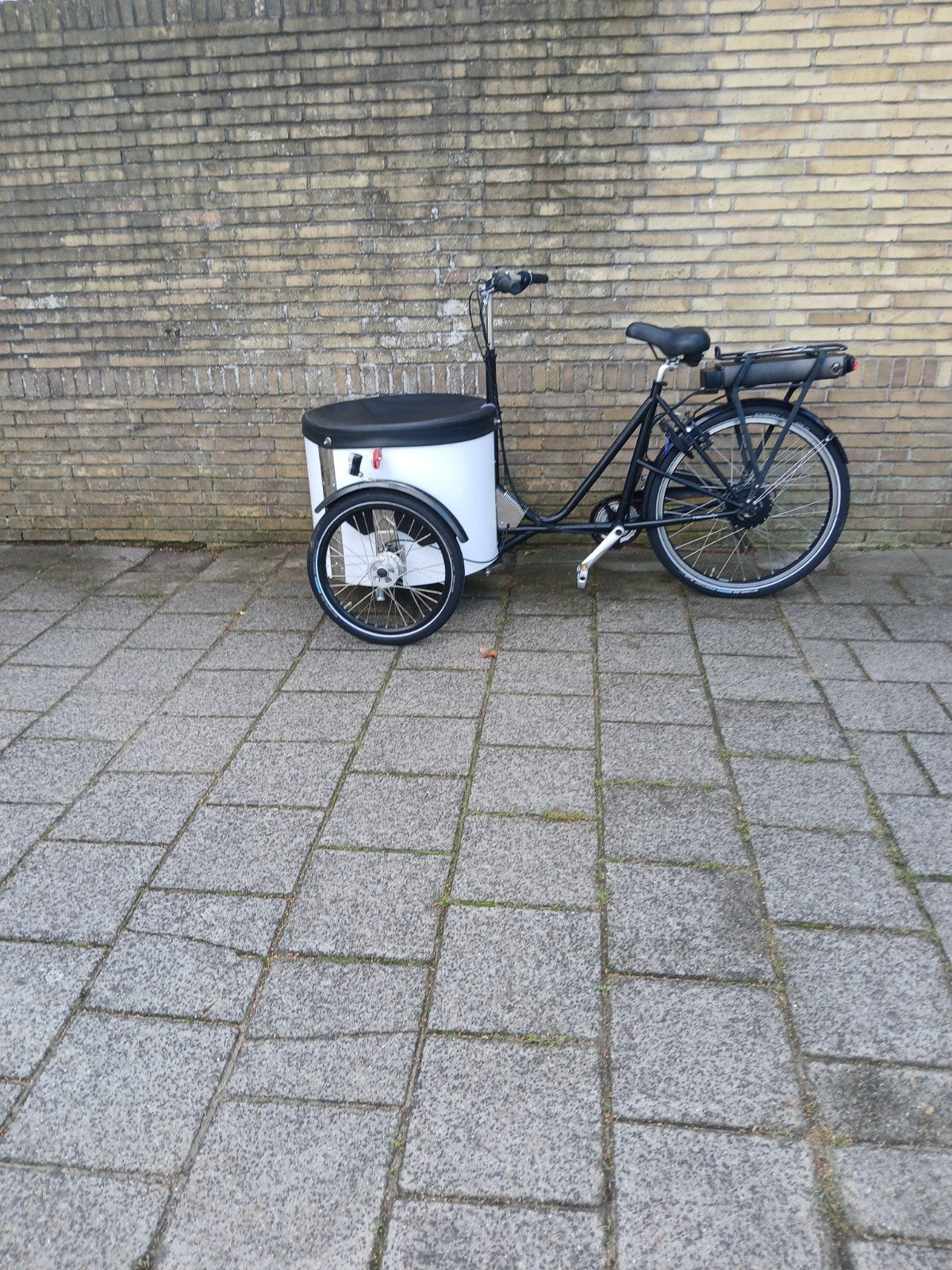 Nihola bakfiets, Fietsen en Brommers, Elektrisch, Schijfrem, Ophalen, Overige merken
