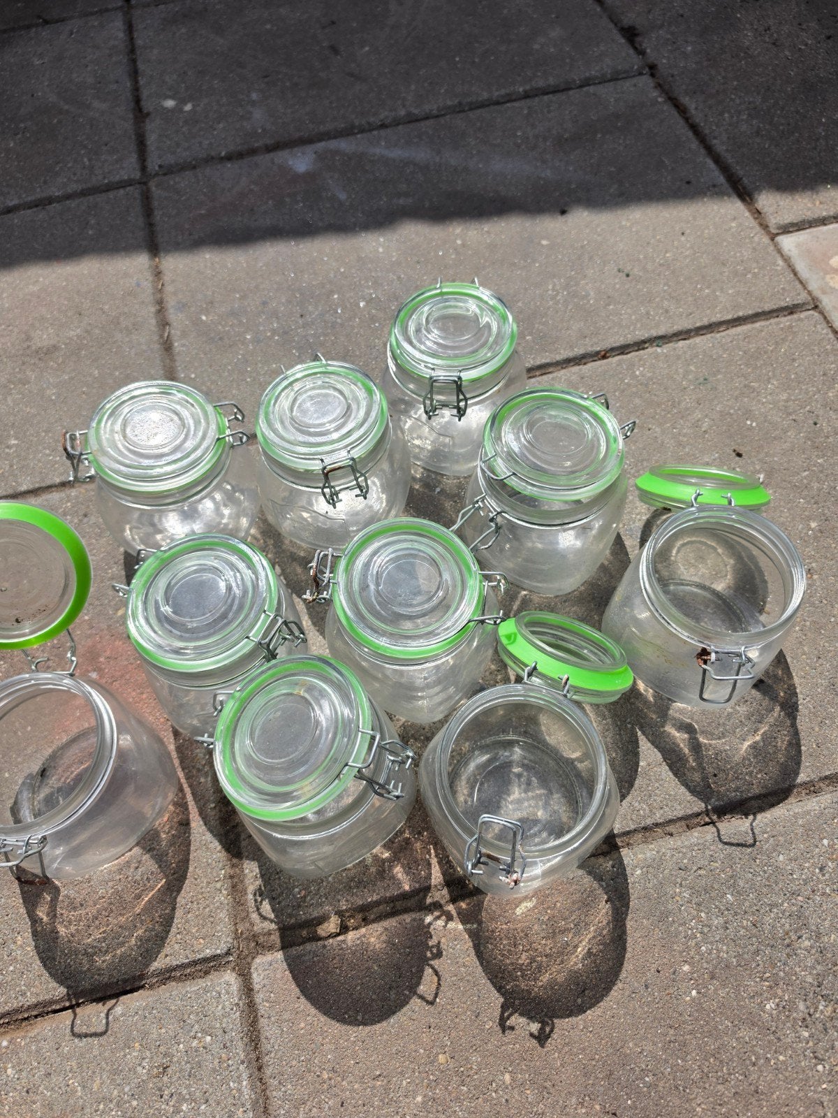 Wekpotjes, Ophalen of Verzenden, Voorraadpot, Meerkleurig, Glas