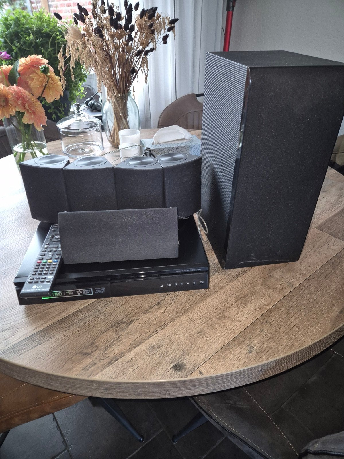 LG 3D Blu-ray Home Cinema Set LH-B625 - Compleet Systeem, Ophalen, Philips, Blu-ray-speler, 70 watt of meer