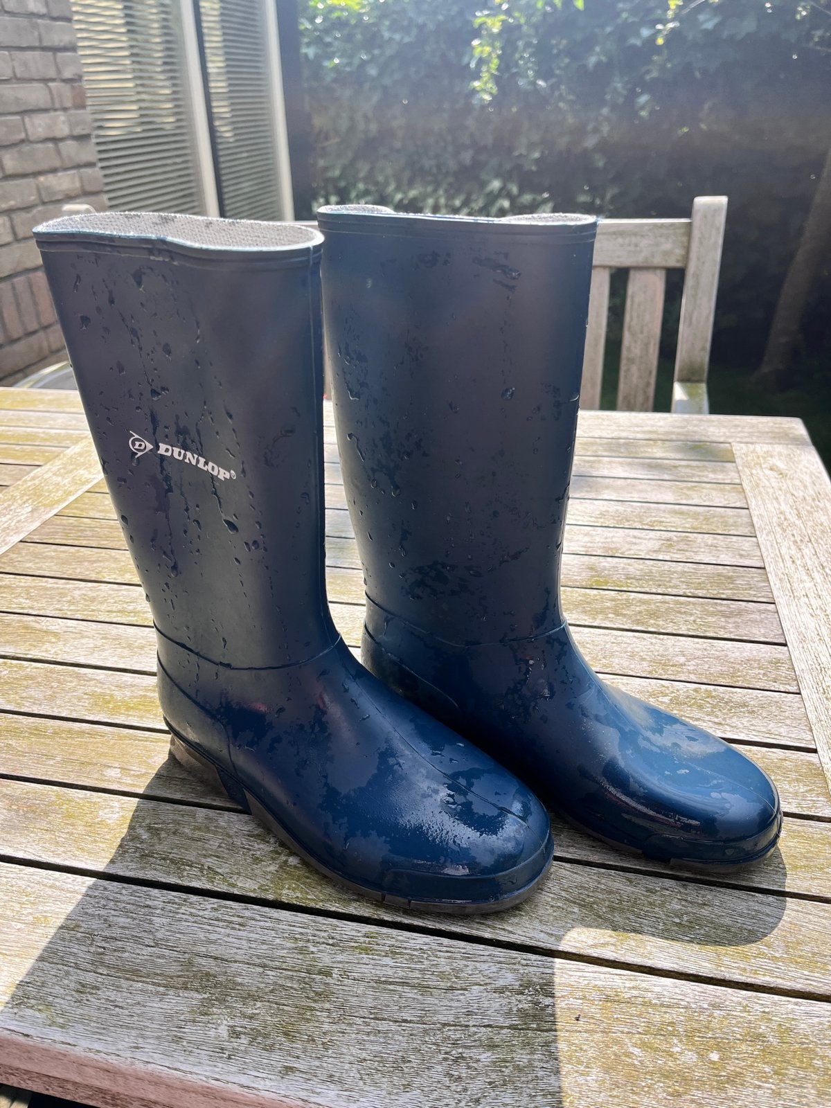 Dunlop regenlaarzen maat 34, Ophalen of Verzenden, Gebruikt, Jongen of Meisje