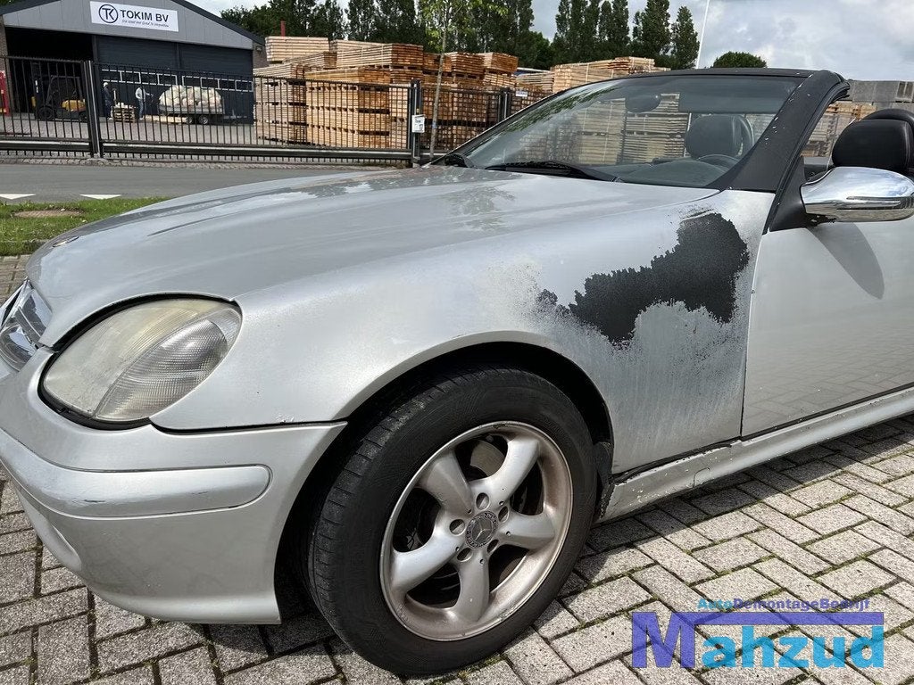MERCEDES SLK R170 Zilver grijs links voorscherm scherm 1996-, Auto-onderdelen, Gebruikt, Mercedes-Benz AG, Mercedes-Benz, Voor