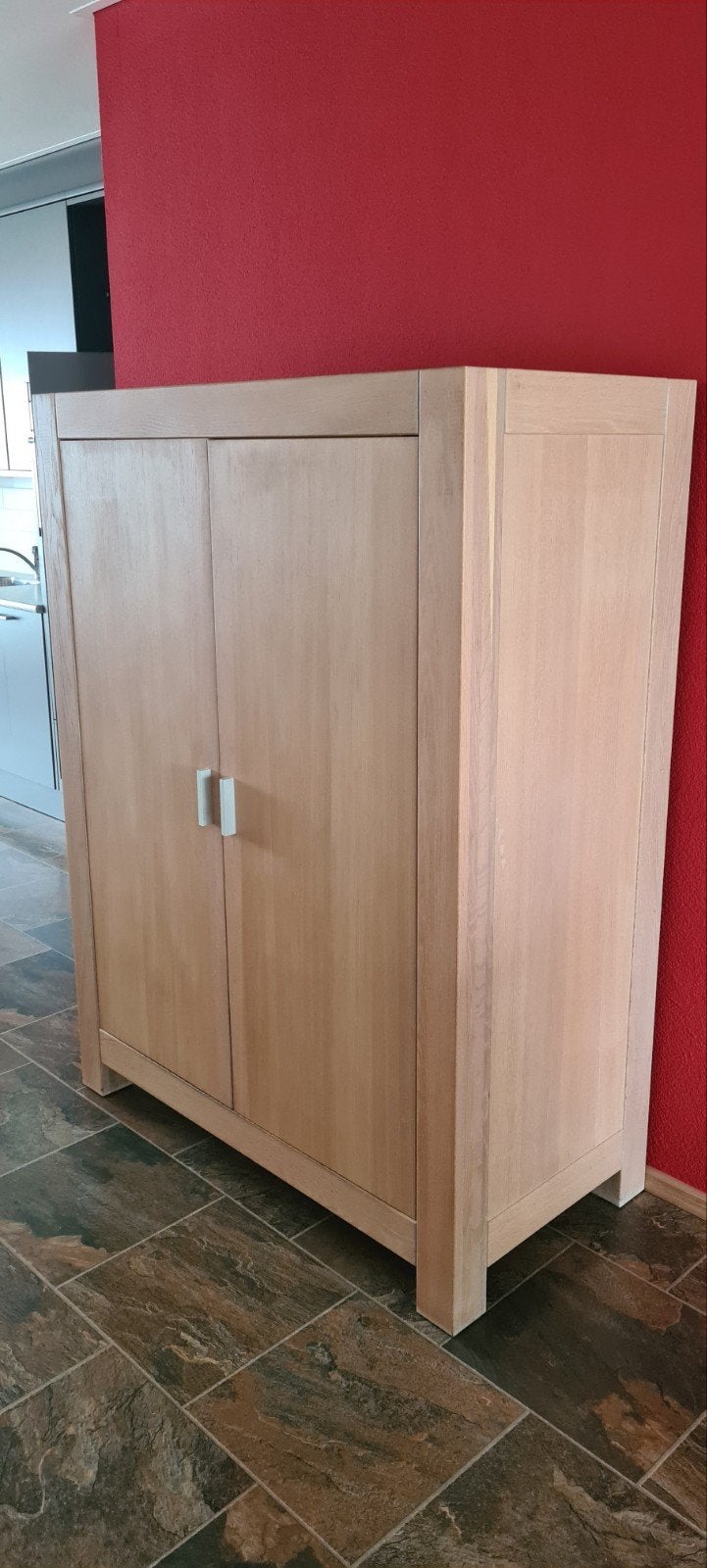 Computerkast - moet uiterlijk 27-8 weg, Ophalen, Gebruikt, 100 tot 150 cm, Eikenhout