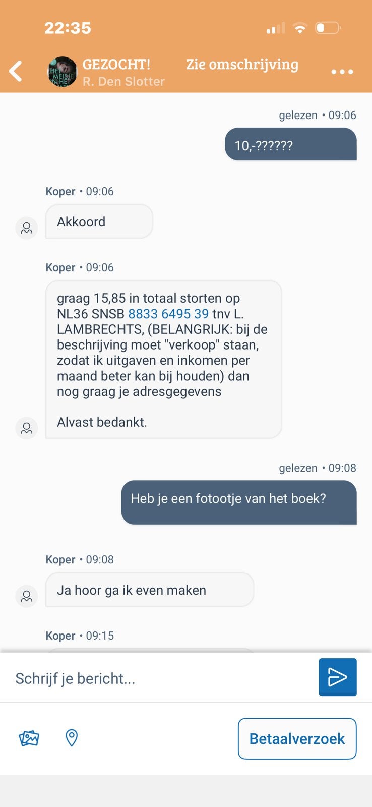 Oplichter!!! Pas op, Ophalen of Verzenden
