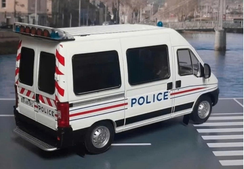 Citroen Jumper I police 2002 1/43 Utilitaires Citroen # 24, Hobby en Vrije tijd, Modelauto's | 1:43, Verzenden, Nieuw, Bus of Vrachtwagen