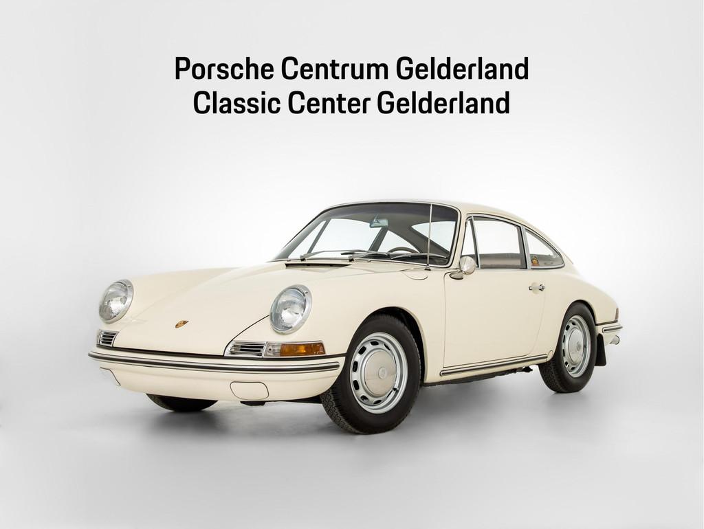 Porsche 911 2.0 Coupe 1965, Auto's, Oldtimers, Wit, 131 pk, Achterwielaandrijving, Stof