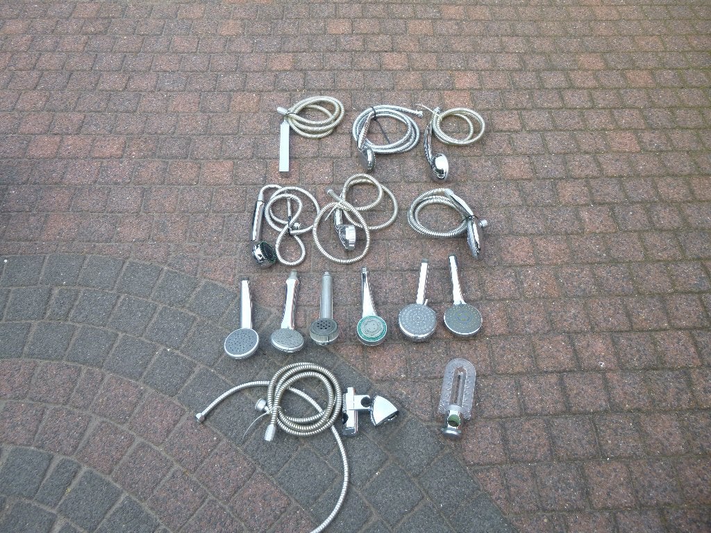 tekoop goed gebruikte doch koppen met slang zie foto, Ophalen, Gebruikt, Overige merken, Douche-accessoire