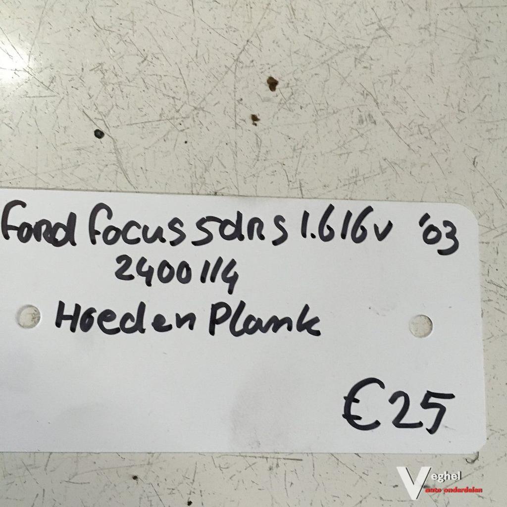 Ford Focus 5drs 1.6 16v 2003 Wagennr 2400114    Hoedenplank