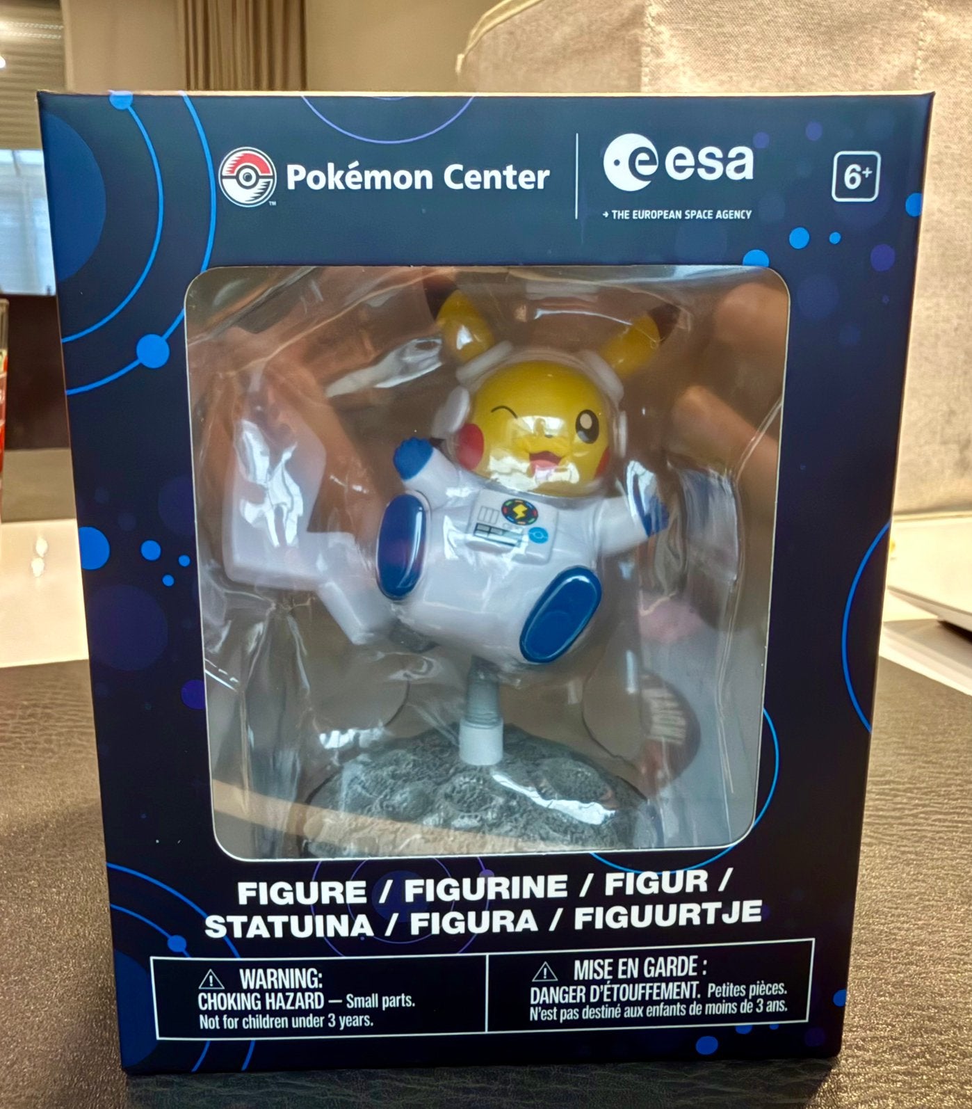 Pokémon Center ESA Pikachu astronaut figuurtje, Ophalen of Verzenden, Nieuw