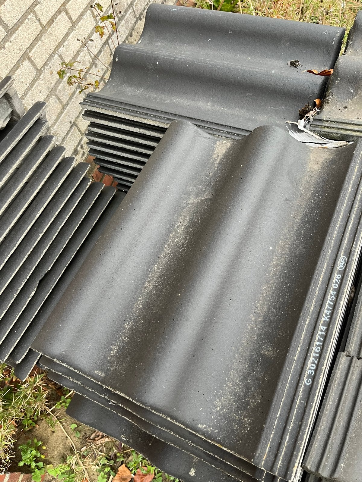 Nieuwe Nelskamp dakpannen, zwart, diverse types, Ophalen, Steen of Klei, Zwart, Nieuw
