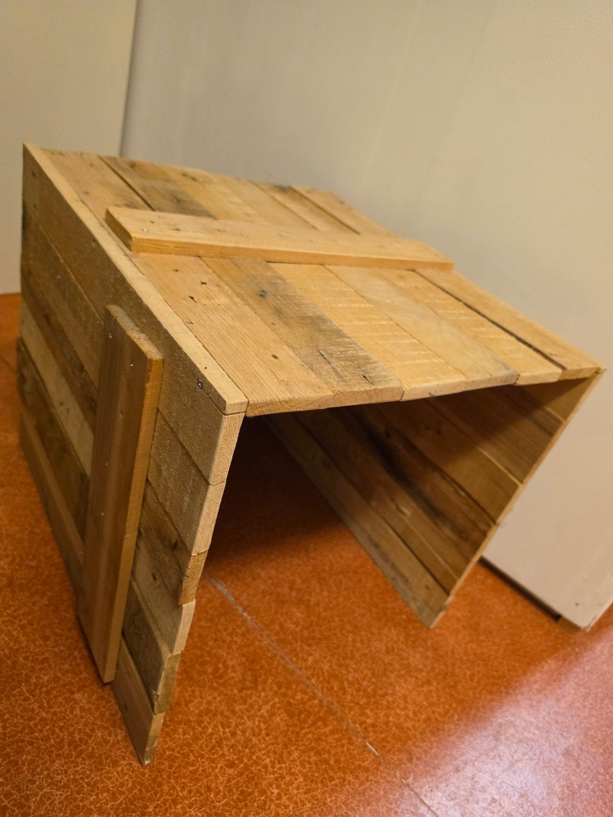 Houten kattenbak ombouw, Ophalen, Gebruikt, Hout