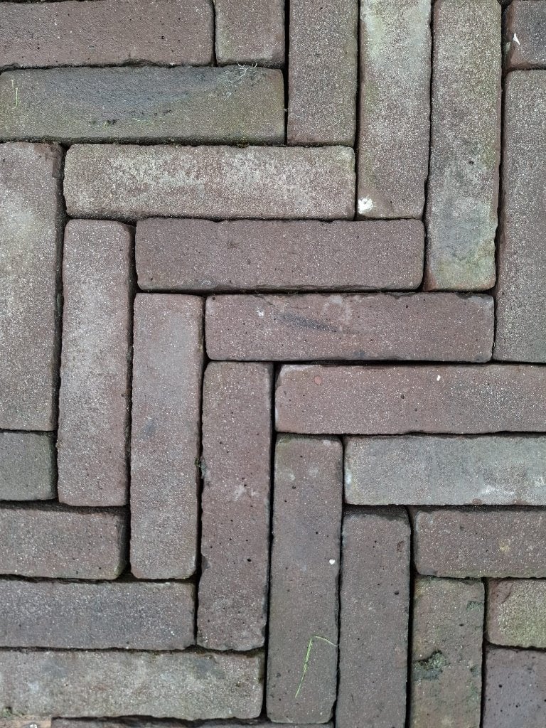 Waalformaat paars-rood (P63), Tuin en Terras, Ophalen, Overige materialen, Gebruikt, Klinkers