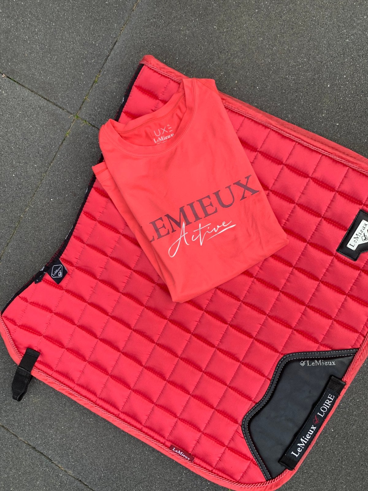 Lemieux papaya set dekje full/L dressuur, Dieren en Toebehoren, Ophalen of Verzenden, Zo goed als nieuw