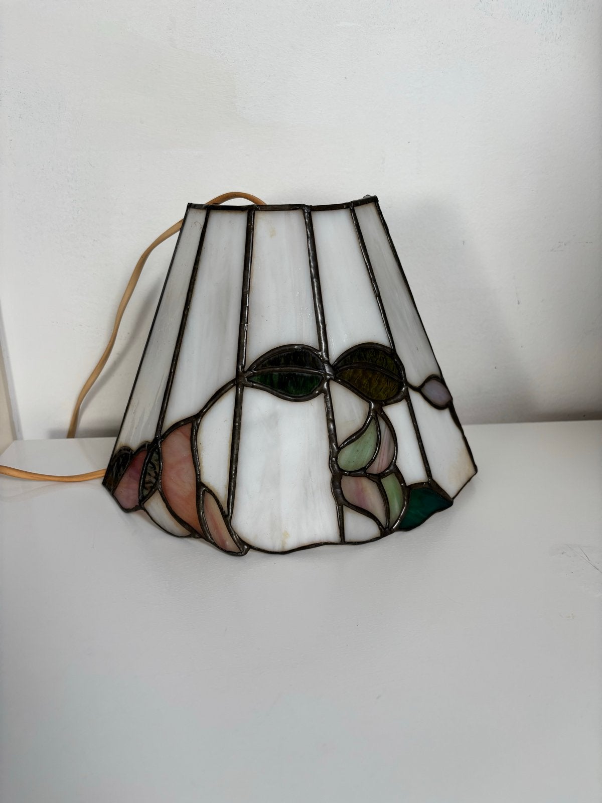 Tiffany Stijl Lampenkap - Glas-in-lood, Ophalen of Verzenden, Gebruikt