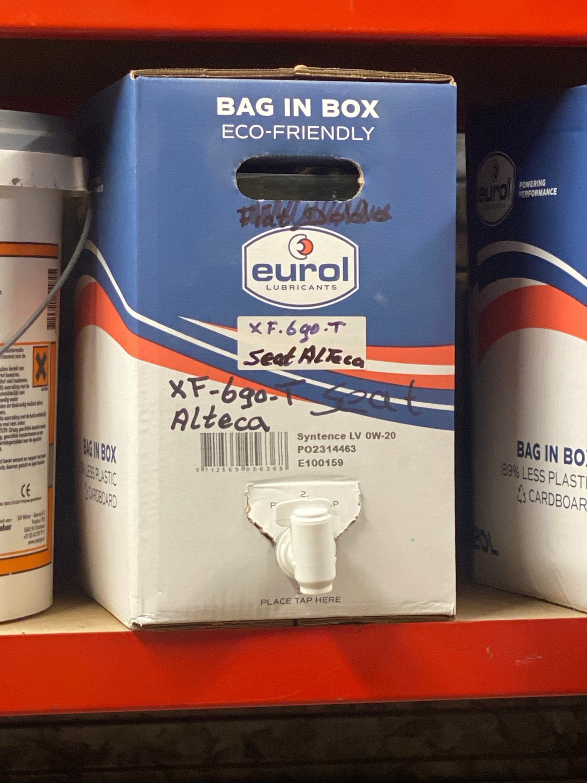 Eurol Syntence LV 0W-20 Motorolie voor Seat - 20 Liter, Auto-onderdelen, Ophalen, Nieuw, Seat