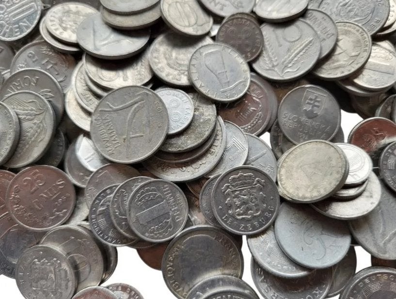 250 gram Aluminium munten, Postzegels en Munten, Munten en Bankbiljetten | Verzamelingen, Ophalen of Verzenden, Nederland en Buitenland