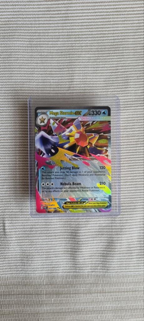 Pokemon Mega Starmie EX | #021 Perfect Order, Ophalen of Verzenden, Nieuw, Losse kaart