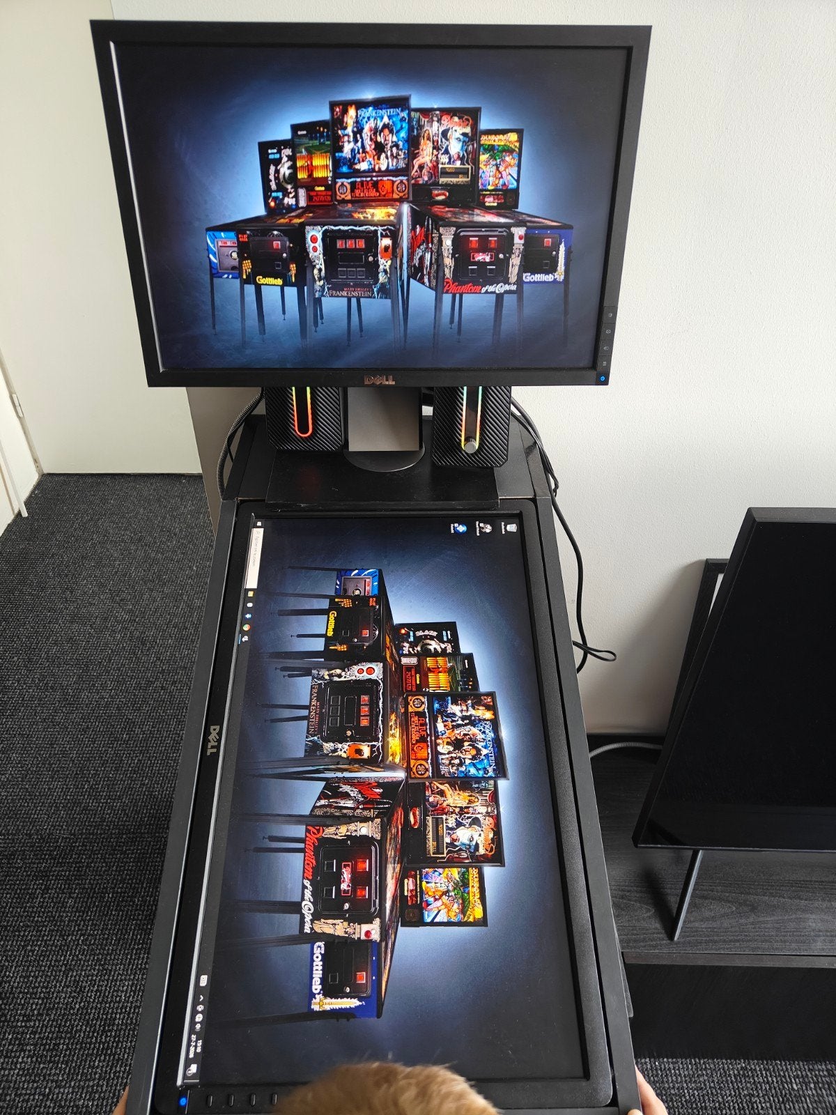 Virtuele Flipperkast | 24" Dell IPS | 500+ Flipperkasten, Ophalen, Zo goed als nieuw, Elektronisch, Flipperkast
