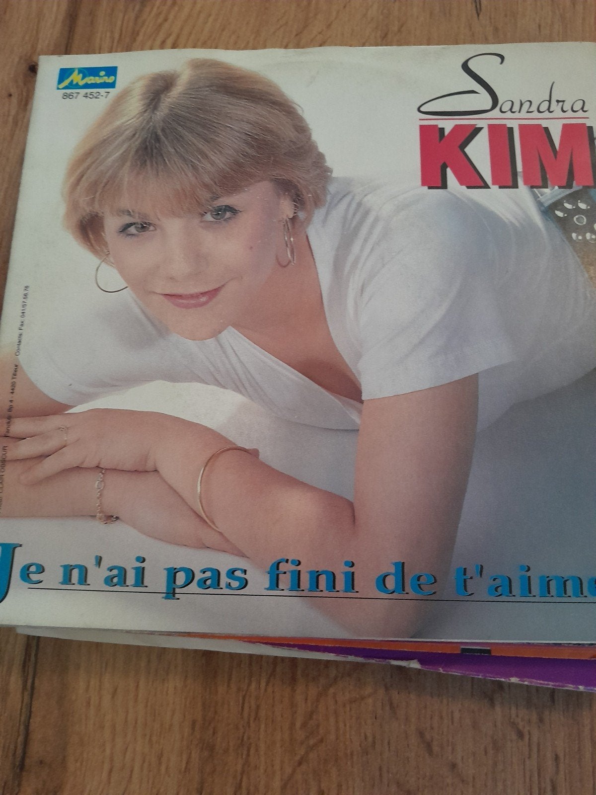 sandra kim 7 inch je n,ai pas fini de t,aimer, Ophalen of Verzenden, Zo goed als nieuw, Pop