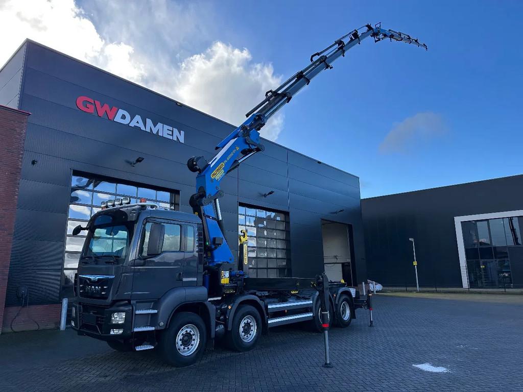 MAN TGS 41.440 8x4 Hooksystem Palfinger PK 41002+fly jib ,wi, Achterwielaandrijving, Euro 6, MAN, Stoelverwarming