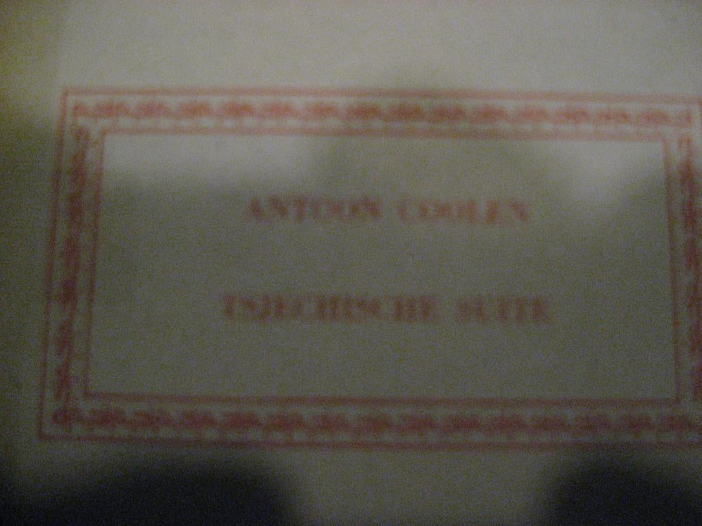 Antoon coolen / tsjechische suite, Ophalen of Verzenden, Gelezen, Nederland