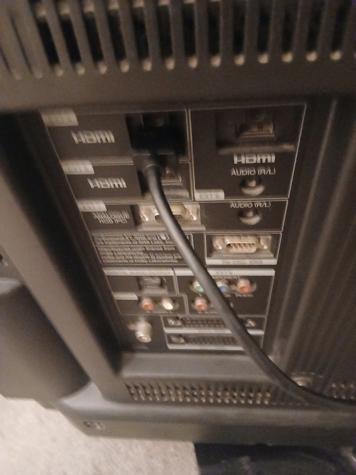 sharp tv, Ophalen, Gebruikt, 50 Hz, 100 cm of meer