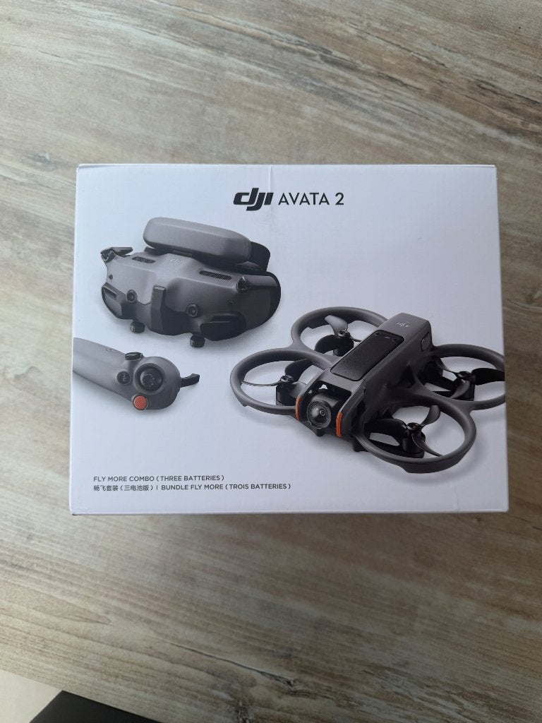 DJI Avata 2 Fly More Combo (3 Batterijen) – Nooit gevlogen, Audio, Tv en Foto, Drones, Nieuw, DJI, Meer dan 10 kilometer, Topkwaliteit