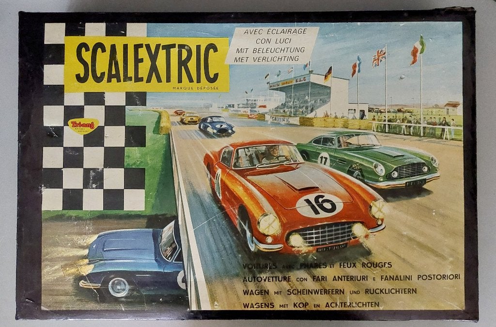 Scalextric Set 60 - Aston Martin & Ferrari GT Berlinetta, Overige merken, Ophalen of Verzenden, Elektrisch, Racebaan