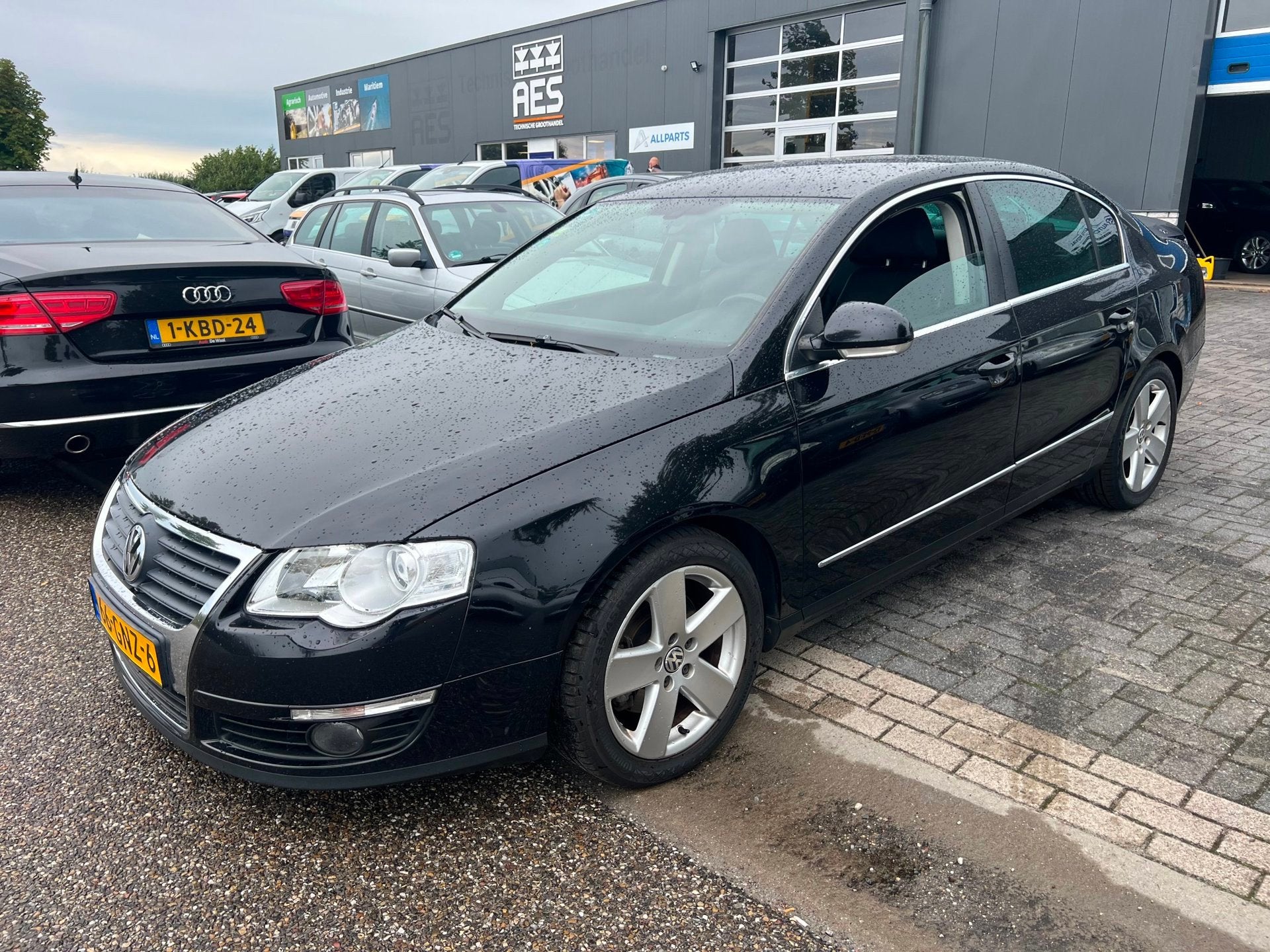 Volkswagen Passat 2.0 TDI / BJ: 2008 / Leer / Navi / Climatr, Auto's, Voorwielaandrijving, 4 cilinders, Zwart, Origineel Nederlands