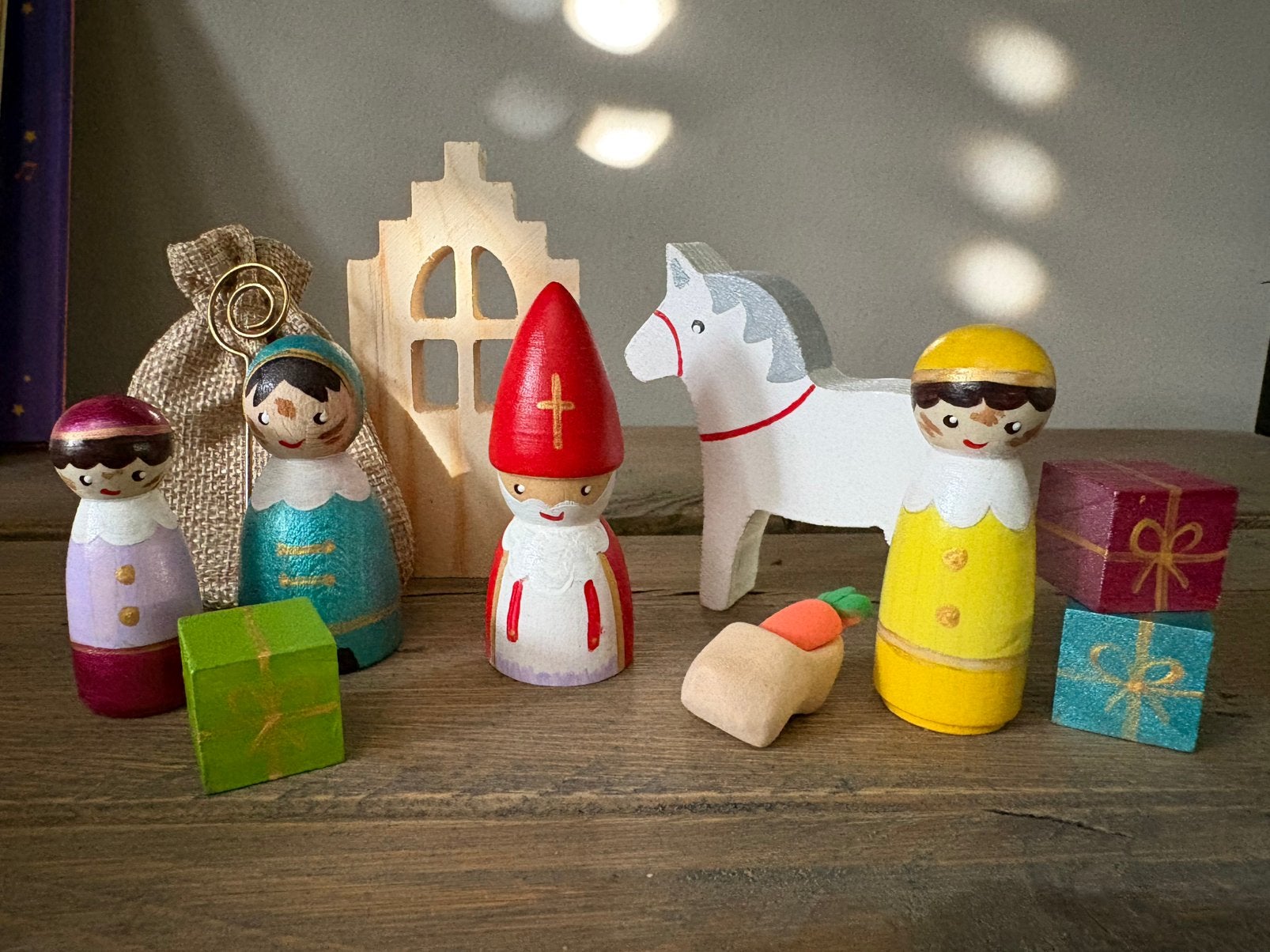 Sinterklaas boek met peg dolls, Diversen, Ophalen of Verzenden, Nieuw