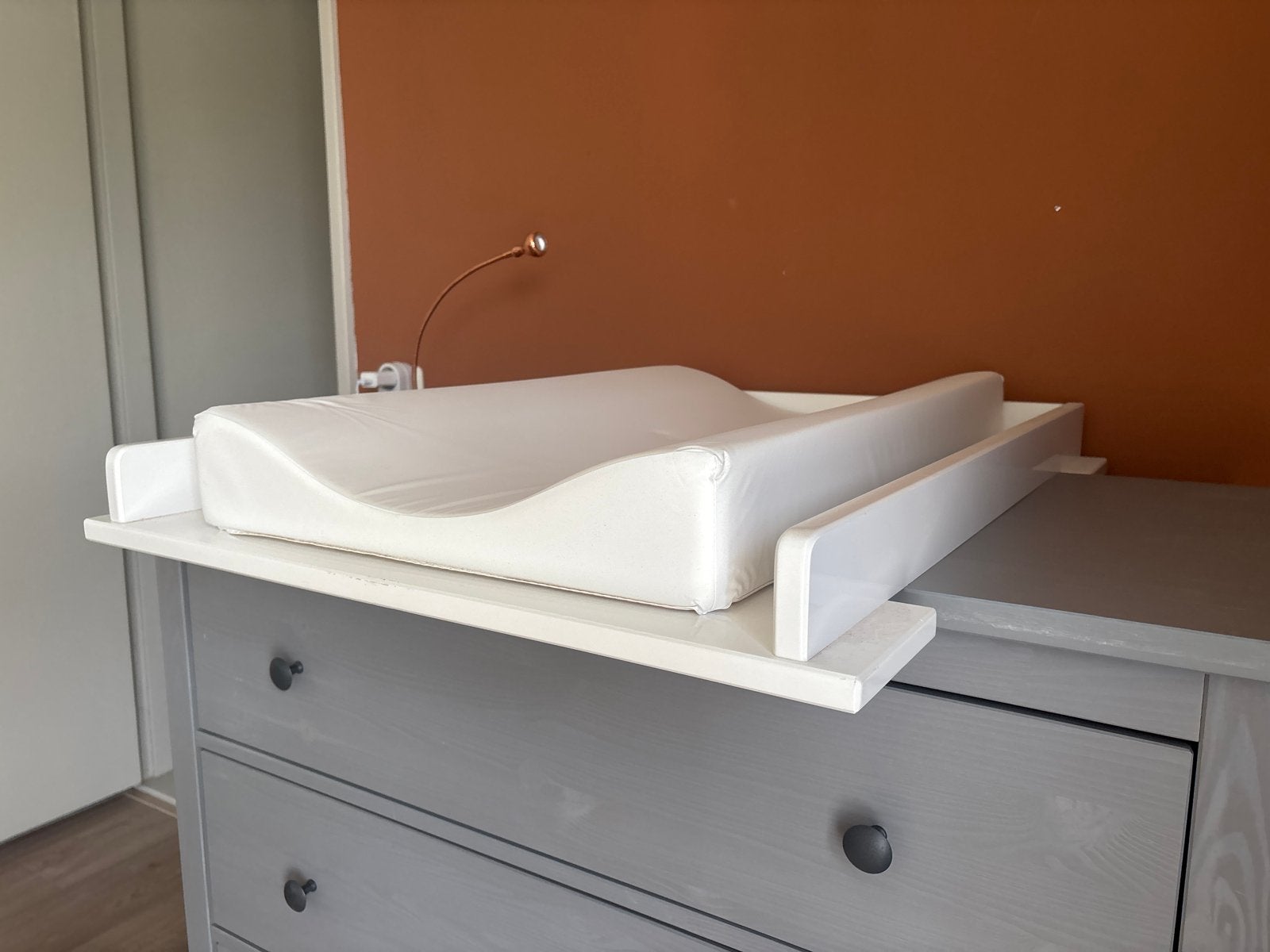 Bopita opzetstuk aankleedkussen commode - zware kwaliteit, 50 tot 70 cm, Zo goed als nieuw, 75 tot 100 cm, Opstaande rand