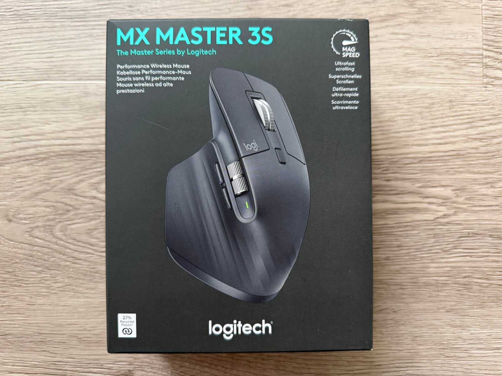 Logitech MX Master 3S - Nieuw in ongeopende doos, Rechtshandig, Muis, Nieuw, Ergonomisch
