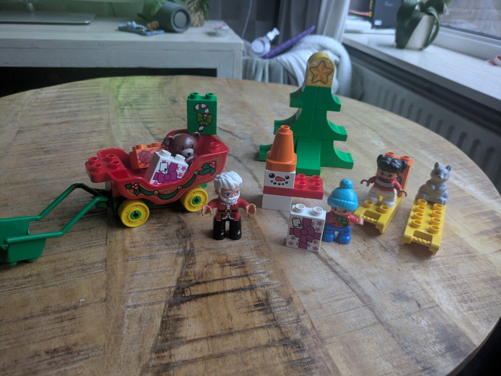 Duplo Kerst Thema Set - Compleet zoals afgebeeld, Inclusief minifiguren, Gebruikt, Overige thema's, Ophalen of Verzenden