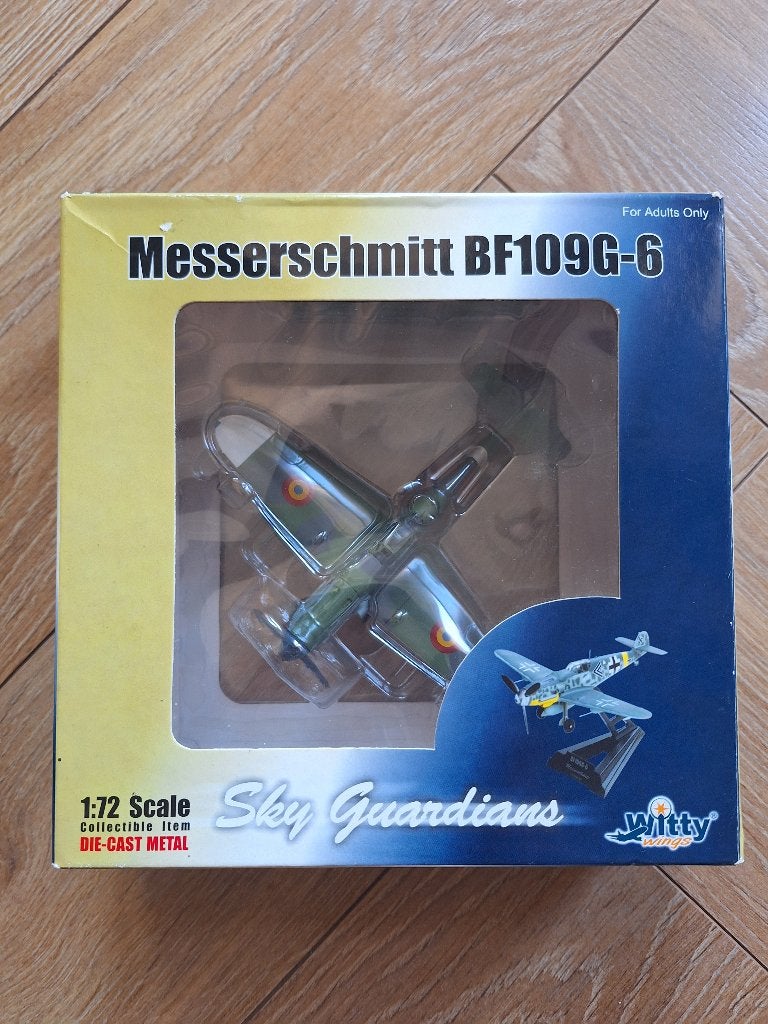 Diecast 1:72 1/72 Witty Wings Sky Guardians Messerschmitt Bf, Overige merken, 1:72 tot 1:144, Ophalen of Verzenden, Zo goed als nieuw