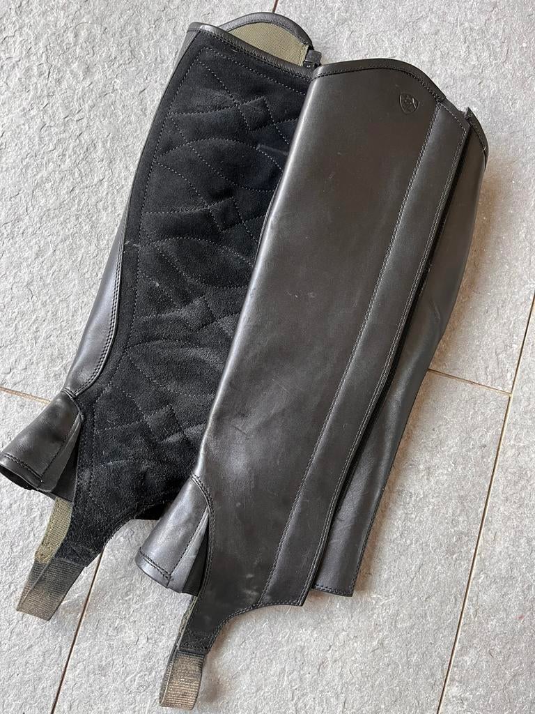 Leren chaps, Dieren en Toebehoren, Paardrijkleding, Ophalen of Verzenden, Zo goed als nieuw, Schoeisel