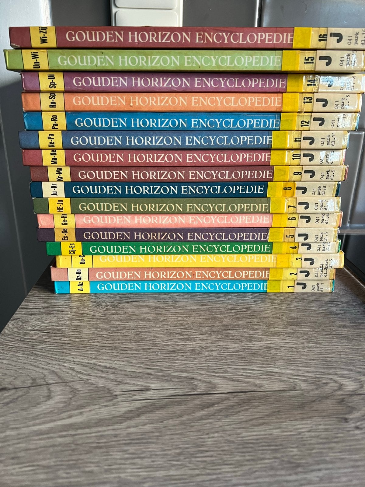 Gouden Horizon Encyclopedie - Complete serie (16 delen), Boeken, Encyclopedieën, Ophalen of Verzenden, Gelezen, Algemeen, Complete serie