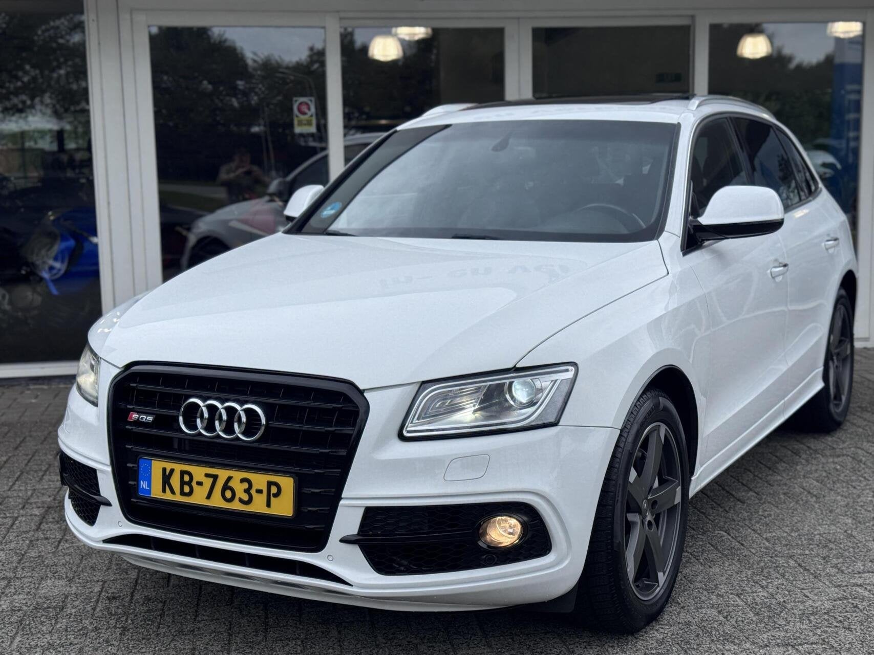 Audi Q5 3.0 TFSI 272pk quattro Automaat,S-Line!19"lmv,Xenon,, Automaat, Euro 5, Gebruikt, Zwart